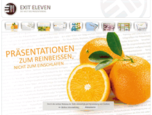 Tablet Screenshot of exiteleven.de